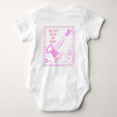 Mein Vater kämpft für den richtigen Gavel Baby Bod Baby Strampler (Rückseite)