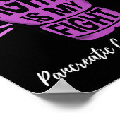 Mein Vater kämpft gegen den Bauchspeicheldrüsenkre Poster (Ecke)