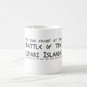 Mein Vater kämpfte am Kampf der Lipari Inseln Kaffeetasse