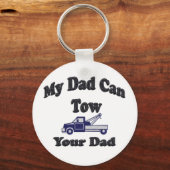Mein Vater kann deinen Vater ziehen Schlüsselanhänger (Vorderseite)