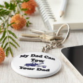 Mein Vater kann deinen Vater ziehen Schlüsselanhänger (Seite)