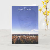 Mein Vater Karte (Gelbe Blume)