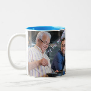 Mein Vater, mein Anker Zweifarbige Tasse