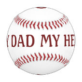 Mein Vater, mein Held Baseball (Vorderseite)
