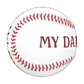 Mein Vater, mein Held Baseball (Vorderseite Links)