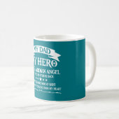 Mein Vater - mein HELD Kaffeetasse (VorderseiteRechts)
