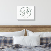 Mein Vater Mein Held Leinwanddruck (Insitu (Schlafzimmer))