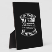 Mein Vater, mein Held, mein Schutzengel, sieht er  Fotoplatte (Seite)