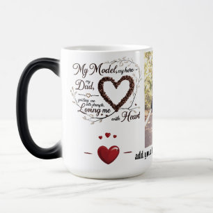 Mein Vater, Mein Held - Tasse 15 oz Magic Morphing