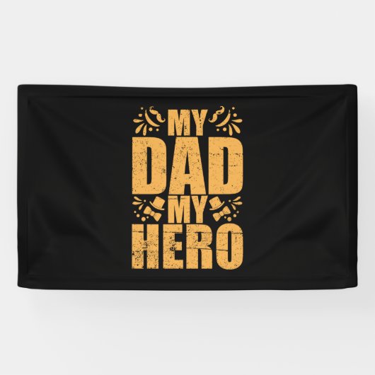 Mein Vater mein Held zum Vater Banner (Horizontal)