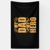 Mein Vater mein Held zum Vater Banner (Vertikal)
