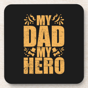 Mein Vater mein Held zum Vater Getränkeuntersetzer