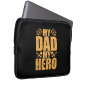 Mein Vater mein Held zum Vater Laptopschutzhülle (Vorne Rechts)