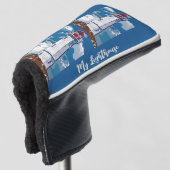 Mein Vater mein Leuchtturm Bester Vater je Golf He Headcover (3/4 Vorderseite)