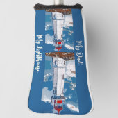 Mein Vater mein Leuchtturm Bester Vater je Golf He Headcover (Rotieren 90)