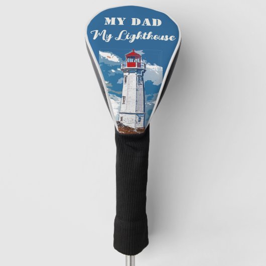 Mein Vater Mein Leuchtturm Vater Tag Golf Headcover (Vorderseite)