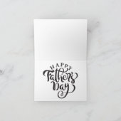 MEIN VATER MEINE HERO-FALSCHE Grußkarte Karte (Innenseite)