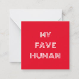 Mein Vater menschliches Retro Mitteilungskarte