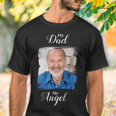 Mein Vater My Angel Custom Foto Memorandum T-Shirt