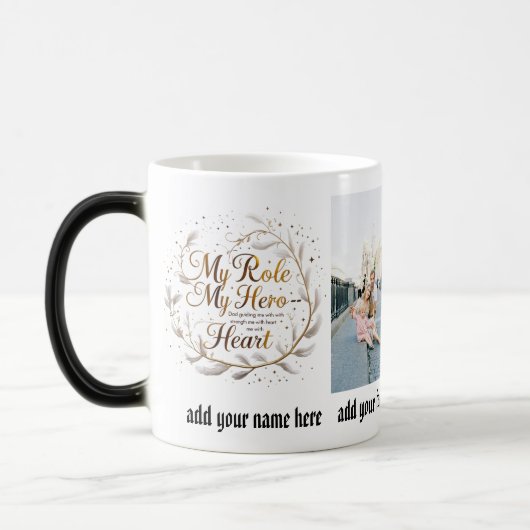 Mein Vater, My Held - Magic Morphing Tasse (11 oz) (Links)