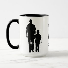 Mein Vater My Hero 15 oz Tasse