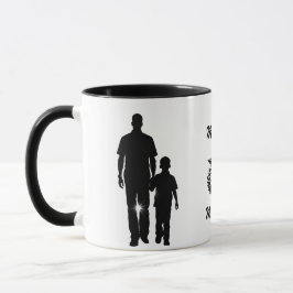 Mein Vater My Hero Silhouette 11 oz Tasse
