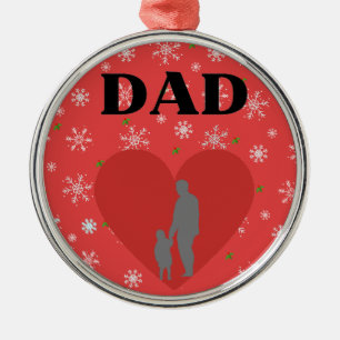 Mein Vater Ornament Aus Metall