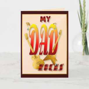 Mein Vater Rocks! Karte