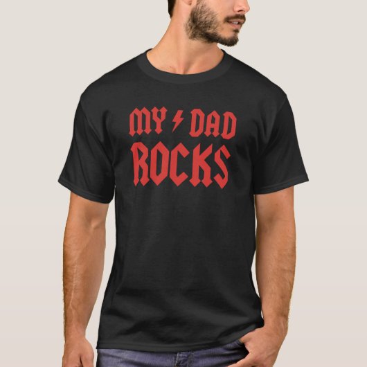 Mein Vater Rocks! T-Shirt (Vorderseite)