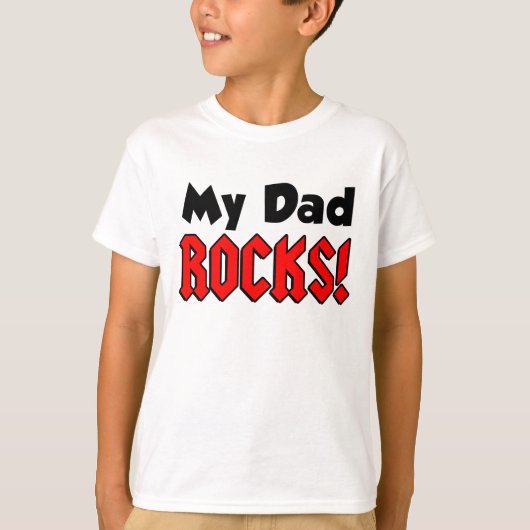 Mein Vater Rocks T-Shirt (Vorderseite)