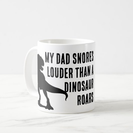 Mein Vater Snores - Tasse (Vorderseite Links)
