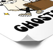 Mein Vater total Vater hosted me Groovy Spooky Hal Poster (Ecke)