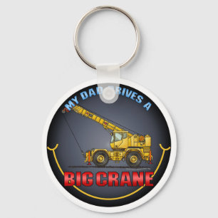 Mein Vater treibt eine große Krankette an Schlüsselanhänger