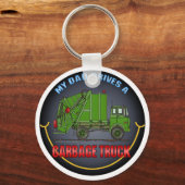 Mein Vater treibt eine grüne Schlüsselkette für de Schlüsselanhänger (Vorderseite)