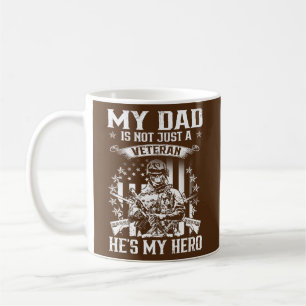 Mein Vater Veteran Mein Held Veteran Unterstützung Kaffeetasse