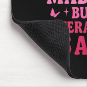 Mein Vater wird mir schlecht, aber ich bin buchstä Mousepad (Ecke)