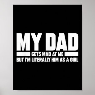 Mein Vater wird mir schlecht, aber ich bin ihm buc Poster