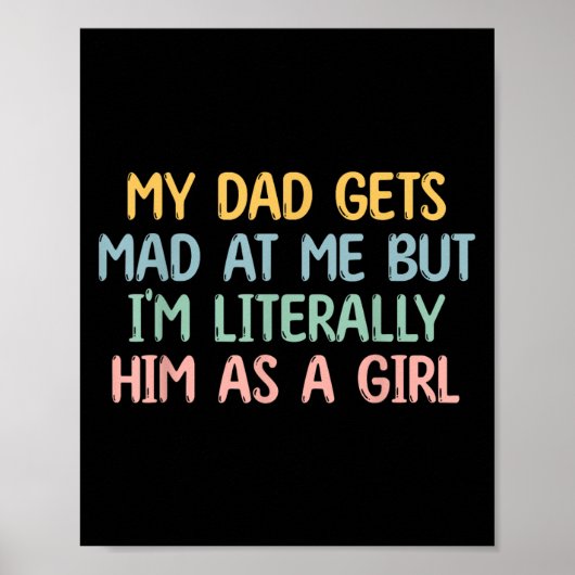 Mein Vater wird mir schlecht, aber ich bin ihm buc Poster (Vorne)