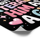 Mein Vater wird mir traurig, aber ich'm buchst Poster (Ecke)