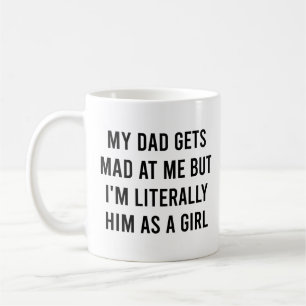 Mein Vater wird wütend auf mich, ich bin buchstäbl Kaffeetasse