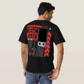 Mein Vater Witze in einem Vater-a-Base-Funny T-Shirt (Schwarz voll)