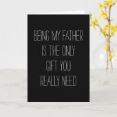 Mein Vater zu sein, ist das einzige Geschenk, das Karte (Gelbe Blume)