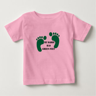 Mein Vati hat grüne Füße Baby T-shirt