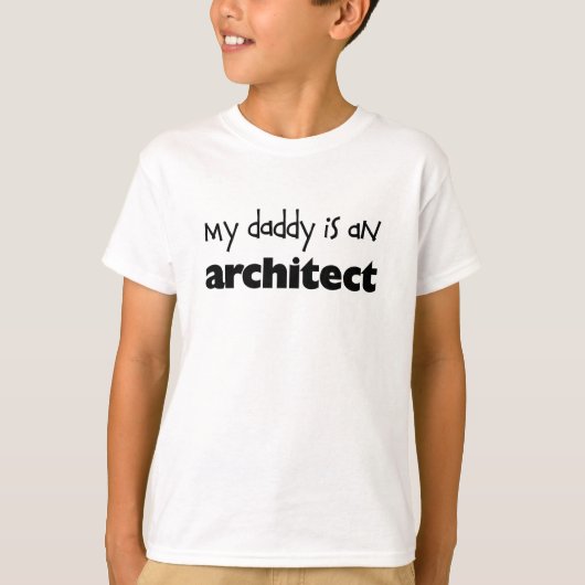 Mein Vati ist ein Architekt T-Shirt (Vorderseite)