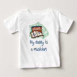 Mein Vati ist ein Musiker-Säuglings-T - Shirt