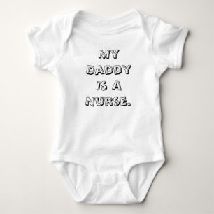 Mein Vati ist eine Krankenschwester Baby Strampler