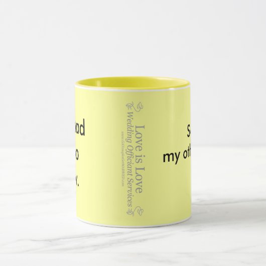 Mein Vati ist so homosexuell Tasse (Zentrum)