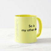 Mein Vati ist so homosexuell Tasse (VorderseiteRechts)