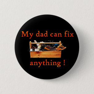 Mein Vati kann alles regeln! Knopf Button