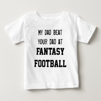 Mein Vatischlag Ihr Vati AM FANTASIE-FUSSBALL Baby T-shirt